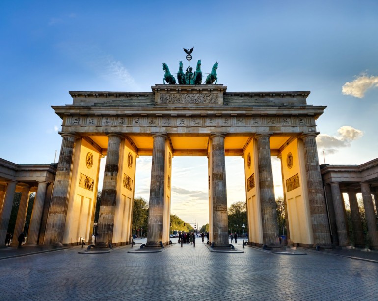 Kultowa Brama Brandenburska w Berlinie