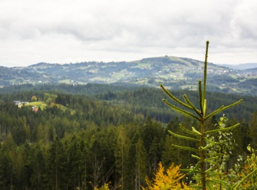 Mała Pętla Beskidzka - piękny widok w Wiśle