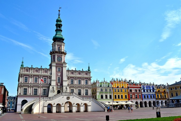 Rynek Wielki w Zamościu na szlaku polskiego renesansu