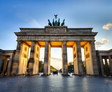 Kultowa Brama Brandenburska w Berlinie