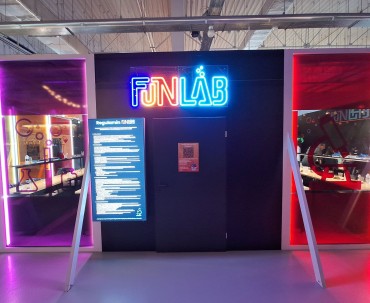 Strefa warsztatów w Funzeum w Gliwicach - FunLab