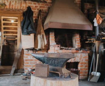 Chlebowa chata - wnętrze.